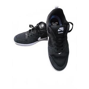 Nike SB Alleyoop Black and White Skate Shoes size 7Y Women's 8.5